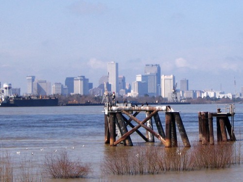 Downtown in the distance... picture taken from within city limits.