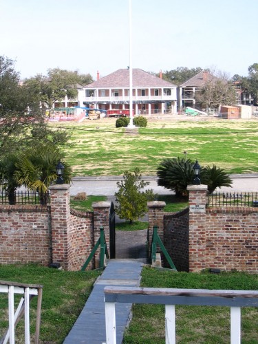 Original Parade Grounds from the Levee